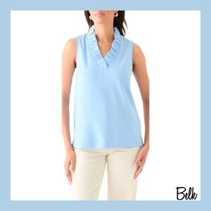 Belk Crown & Ivy™Women's Ruffle Top